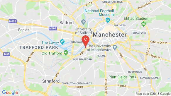 X1 Manchester Waters location map